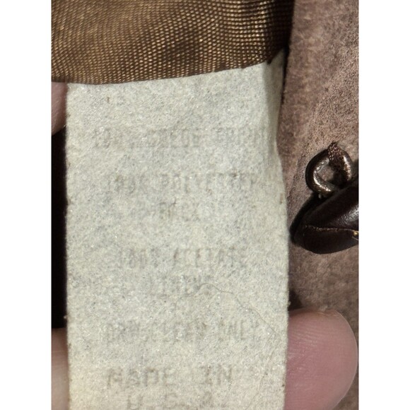 David Eliot Bruxelles Collection Men’s Brown Suede Vest M Made in USA Western - Picture 4 of 4